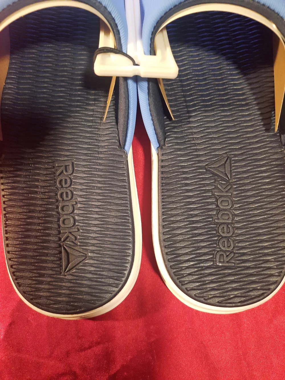 Reebok Go To Men’s Blue and White Slide Sandals